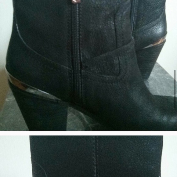 Like New Vince Camuto Leather Boots Size 7 M - Picture 7 of 8